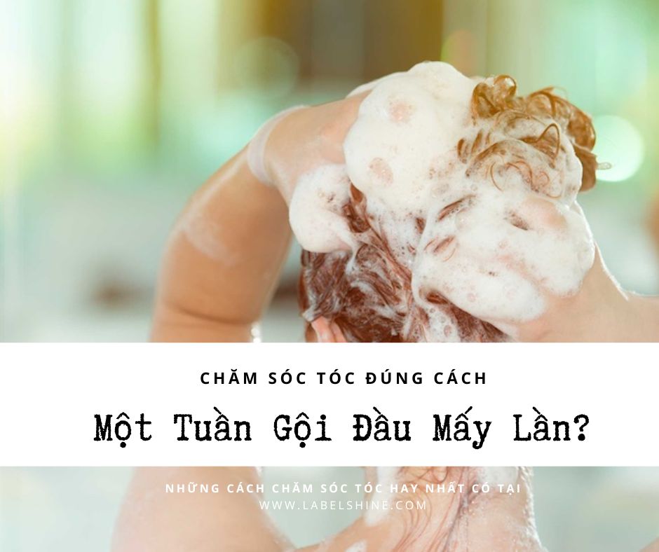 Một tuần nên gội đầu mấy lần?